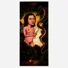 Fred Stonehouse, Cuna (Cradle), 1992, acrylic on panel