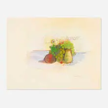 Enrique Castro-Cid, Worlds, 1967, pastel and graphite on paper