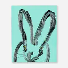Minni by Hunt Slonem, 2022, oil on panel, sold Oct 2024