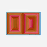 Richard Anuszkiewicz, Untitled (Annual Edition), 1973, screenprint on Masonite