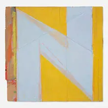 Thornton Willis, Little N, 1984, mixed media construction on canvas