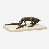 Mary Callery, Piet, 1951, patinated bronze, marble