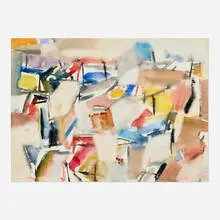 Michael Loew, Untitled, 1956, oil on paper