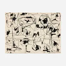 Wilfrid Zogbaum, Gardner's Island, 1952, ink on paper