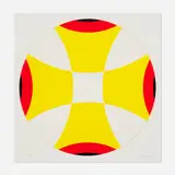Nassos Daphnis, C.O. 24-69, 1969, enamel on Lucite
