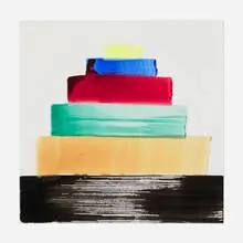 Martin Creed, Chicago (Work # 1370), 2012, gouache and watercolor on LP sleeve, 180-gram heavyweight vinyl