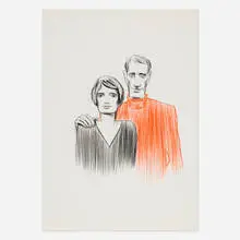 Charles Avery, Untitled, 1998, graphite and colored pencil on paper