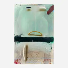 James Havard, Sandy Cay, 1979, mixed media on paperboard