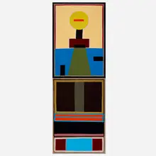 Nathalie du Pasquier, Composition #24 (diptych), 2019, acrylic on paper
