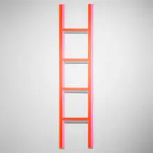 Ben Jones, Untitled (from the Ladder series), c. 2010, acrylic and gouache on MDF