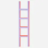 Ben Jones, Untitled (from the Ladder series), c. 2010, acrylic and gouache on MDF