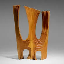 Brian Willsher, Untitled (Sculpture), 1983, oak