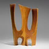 Brian Willsher, Untitled (Sculpture), 1983, oak