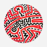 Keith Haring, Untitled (from the Artist Plate Project), porcelain