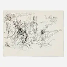 Kim Jones, Untitled, 1980, ink on paper