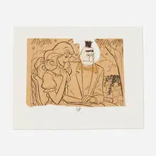 Steve Gianakos, Untitled, 1986, collage and ink on paper