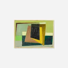 Werner Drewes, Untitled, 1941, oil on canvas