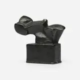 Mario Negri, Figura Allungata, 1972, patinated bronze