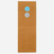 Thomas Downing, Untitled, c. 1985, acrylic on paper bag