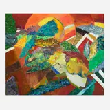 Morris Barazani, Red Morning, 2000, oil on canvas