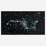 E. Oscar Thalinger, Abstraction, 1953, oil and acrylic on canvas