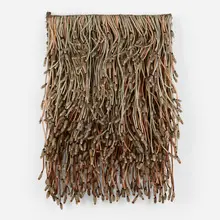Telas Amaral, Escultura tejida 57 (from the Escultura tejida series), 1986, wool and horsehair