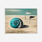 Gertrude Abercrombie, Snail Shell with Flags
