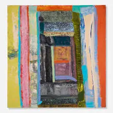 Untitled (from the Apollo series) by Robert Natkin, c. 1965, oil on canvas, sold Oct 2024