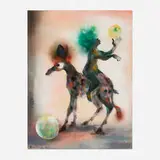 Karl Priebe, Calico Animal with Juggler
