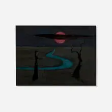 Gertrude Abercrombie, Beckoning, 1948, oil on Masonite