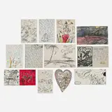 H. C. Westermann, Collection of correspondence with Herbert Walter Pannier, 1964-67, ink on paper, ink and marker on paper, bound printed paper, photocopy