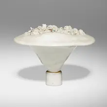Untitled (Vessel) by Ruth Duckworth, glazed porcelain, sold Oct 2024