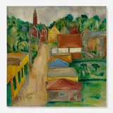 Herbert Walter Pannier, Montrose, Chicago, 1953, oil on canvas