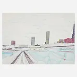 Wesley Willis, Untitled (Chicago scene)