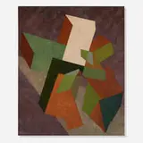 Myron Kozman, Abstraction N. 102, 1930, oil on canvas