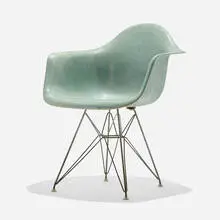 DAR by Charles and Ray Eames, 1951, fiberglass, enameled steel, plastic, sold Sep 2024