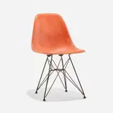 DSR by Charles and Ray Eames, molded fiberglass, enameled steel, sold Sep 2024