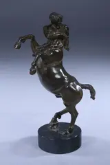 Nina Akamu, Satyr, Bronze - Height: 18 in