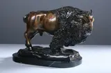 Ron Moore, Buffalo, Bronze - Height: 8 in