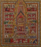 Anonymous, HINDU DEITIES, tempera on paper Framed by the Veerhoff Galleries