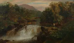 George B. Yarnold, On the Conway, Oil on canvas