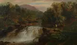George B. Yarnold, On the Conway, Oil on canvas