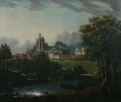 Old Twickenham by English School, OLD TWICKENHAM, oil on canvas, offered Nov 2010
