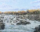 David Williams, Potomac River, Oil on canvas