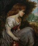 T. Greigg, At the Spring, Oil on canvas
