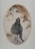 Louis Icart, Fish Bowl, Color lithograph