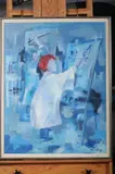 H. Sebring, In the Studio, Oil on canvas