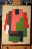 American School, Abstract in Red