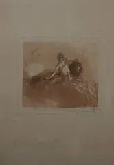 Louis Icart, Socialites, Drypoint and aquatint