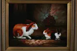 Continental School, RABBITS, giclee print, RABBITS, giclee print